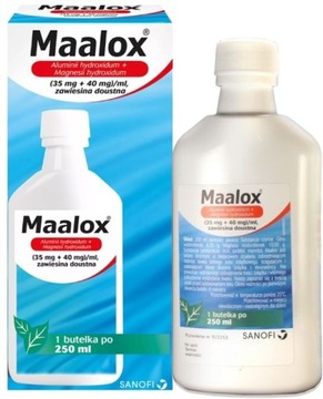 Maalox пероральная суспензия от изжоги и рефлюкса 250 мл