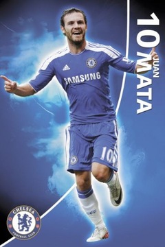 Chelsea F. C. Jaun Мата Официальный Плакат 61x91, 5 см