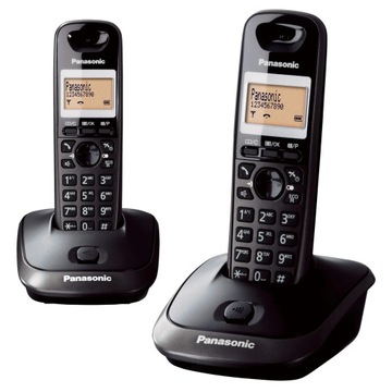 Стаціонарний бездротовий телефон Panasonic KX-tg2512pdt чорний