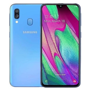 Смартфон Samsung Galaxy A40 4 ГБ / 64 ГБ синий