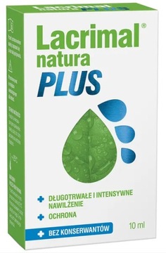 LacrimalNatura Plus увлажняющие глазные капли 10мл