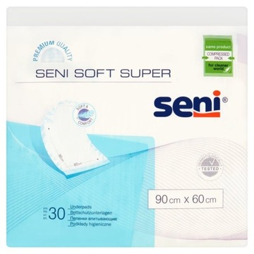 Seni Soft супер шпалы 90 см x60 см, 30 шт.