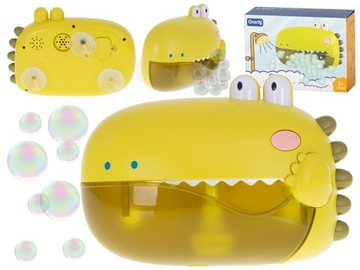 Генератор бульбашок піни іграшка для ванни крокодил