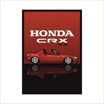 Картина на стене Honda CRX del Sol