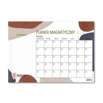 Доска календарь планировщик Магнит A4 XL абстракция