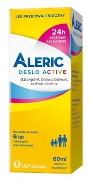 Aleric Deslo Active сироп 60 мл ліки від алергії