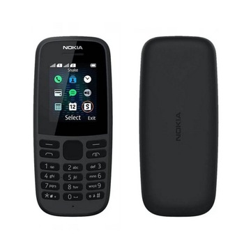 Телефон GSM Nokia 105 RAM 4 МБ Радио FM2 черный