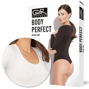 Безшовне боді Gatta body Perfect White r. L