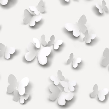 Картинка 3D для девочки молодые бабочки яркие