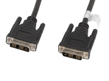 Lanberg кабель DVI-D 1,8 м Чорний