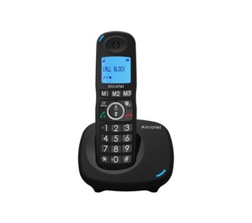 Стаціонарний бездротовий телефон ALCATEL Xl535 Clip Black