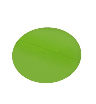Ігровий килимок круглий велюровий Світло-зелений