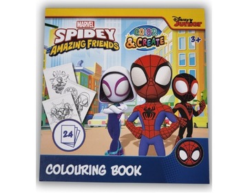 Мини-раскраска Disney SPIDEY, 24 картинки