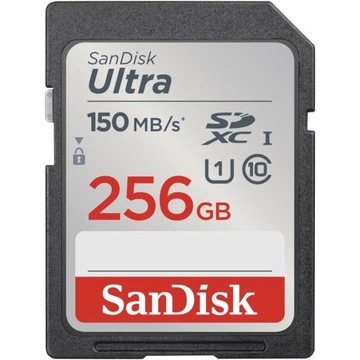 Карта пам'яті SANDISK ULTRA SDXC 256GB 150Mb / s UHS