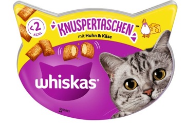 Whiskas деликатесные подушечки для кошек искушения курица и сыр 60г