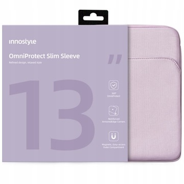 INNOSTYLE СУМКА ДЛЯ НОУТБУКА 13 " ВОДОНЕПРОНИЦАЕМЫЙ ЧЕХОЛ OMNIPROTECT ТОНКИЙ ФИОЛЕТОВЫЙ