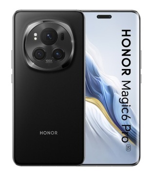 Смартфон HONOR Magic6 PRO 12 / 512GB Чорний Чорний новий запечатаний розстрочка