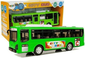 Музыкальный автобус с зеленым светом