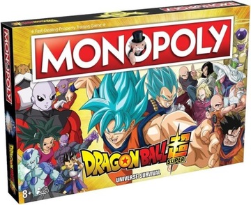 Dragon Ball Super Monopoly Board Game, Play with characters like Android 18