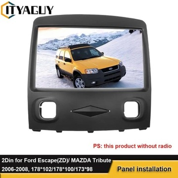 Ji консоль для Ford Escape 2008 2009 2010 CD інтерфейс молдинг