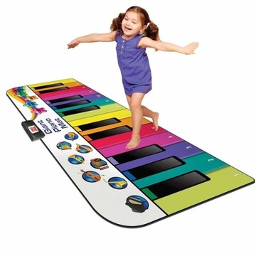 Килимок для фортепіано Rainbow Colors / килимок 180 см для навчання грі з квітами / Іграшка року