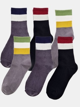 6 пар носков для мальчиков хлопковые носки 35-38