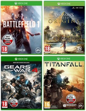 Battlefield / Assassin's / Gears of War / Titanfall XBOX ONE 4-игры