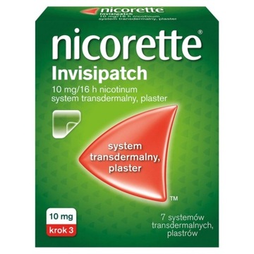 Nicorette Invisipatch патч 10 мг 7 штук