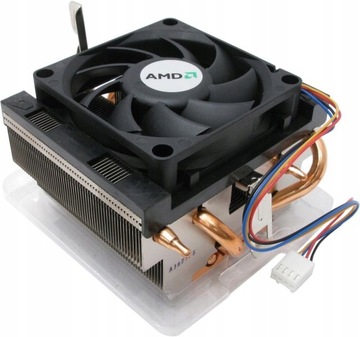 ОРИГИНАЛЬНЫЙ AMD CPU COOLER МЕДЬ HEATPIPE AM2 AM3 FM1/2 ПАСТА