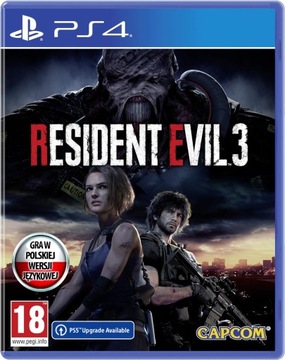 RESIDENT EVIL 3 REMAKE PS4 / PS5 - новый - диск Blu-Ray