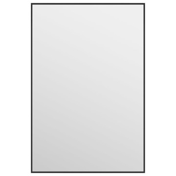 vidaXL дзеркало для дверей, чорний, 40x60 см, скло і