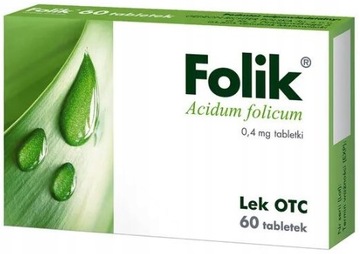 Фолиевая кислота фолиевая кислота 0,4 мг 60 таблеток