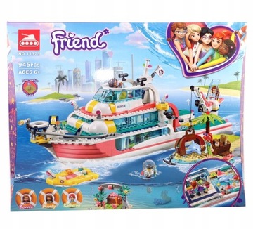 Большая спасательная шлюпка Friends 945ELXL + 2 LEGO