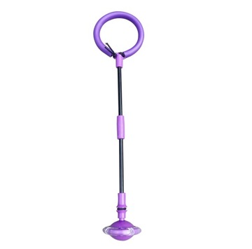 Скакалка / обруч для ніг складаний фіолетовий