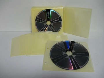 Футболки для компакт-дисков для переплета 100 желтый