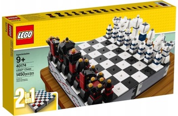 LEGO ПАМ'ЯТНІ БЛОКИ 40174 ГРА ШАХОВИЙ НАБІР З ТЕМОЮ LEGO ШАШКИ