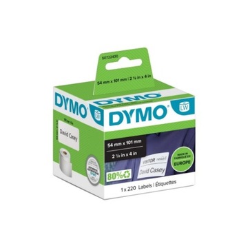 Доставка этикеток / для Dymo ID S0722430 54x101 мм 220 шт белый