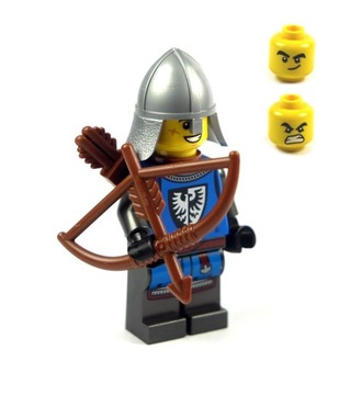 Лицар Лучник герба чорний Сокіл LEGO CASTLE # 03