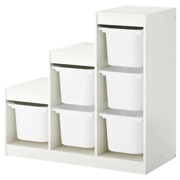 IKEA TROFAST книжный шкаф Белый Белый 99x44x94 см