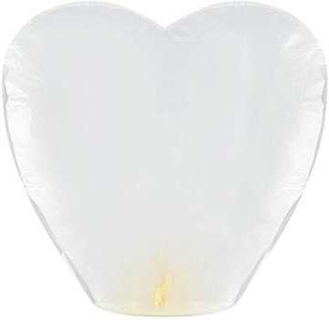 Фонарь сердце белый 37x93x95cm