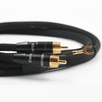 Melodika Purple Rain Black Edition MDPHD10 поворотный кабель 2xrca 1 м