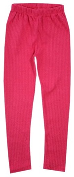Леггинсы брюки теплый трикотаж розовый 128 H008C