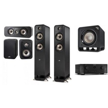 MARANTZ CINEMA 60 + POLK AUDIO ES55 + ES15 + ES30C + HTS SUB 10