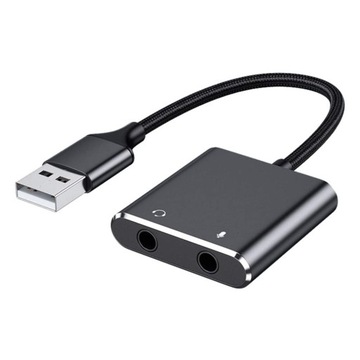 USB аудіо адаптер зовнішня звукова карта USB