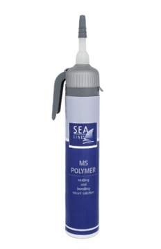 КЛЕЙ ГЕРМЕТИК MS ПОЛІМЕР 200 МЛ БІЛИЙ SEA-LINE