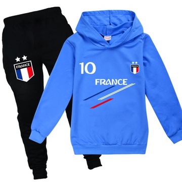 Франция футбол 10 спортивный костюм топы брюки 2 шт