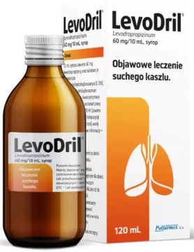 Леводрил сироп 60 мг / 10 мл кашель у дорослих і дітей 120 мл