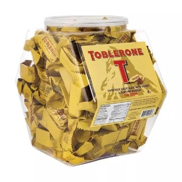 Toblerone mini 75 шт молочний шоколад 600 гр