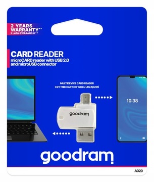 Пристрій читання карт пам'яті microSD OTG Goodram MicroUSB USB