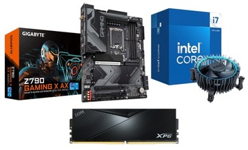 Комплект Intel i7-14700 + GIGABYTE Z790 GAMING X AX + 32GB 6000 DDR5